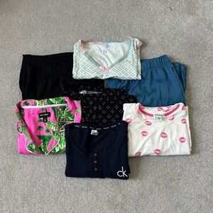 🌸NWOT🌸Lot of Size Large PJ Tops and Bottoms